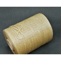 Waxed Polyester Cord, woven, Drab 